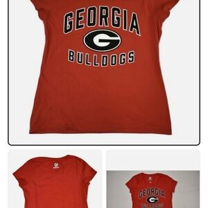 Fanatics Georgia Bulldogs Red T-Shirt Size XL
